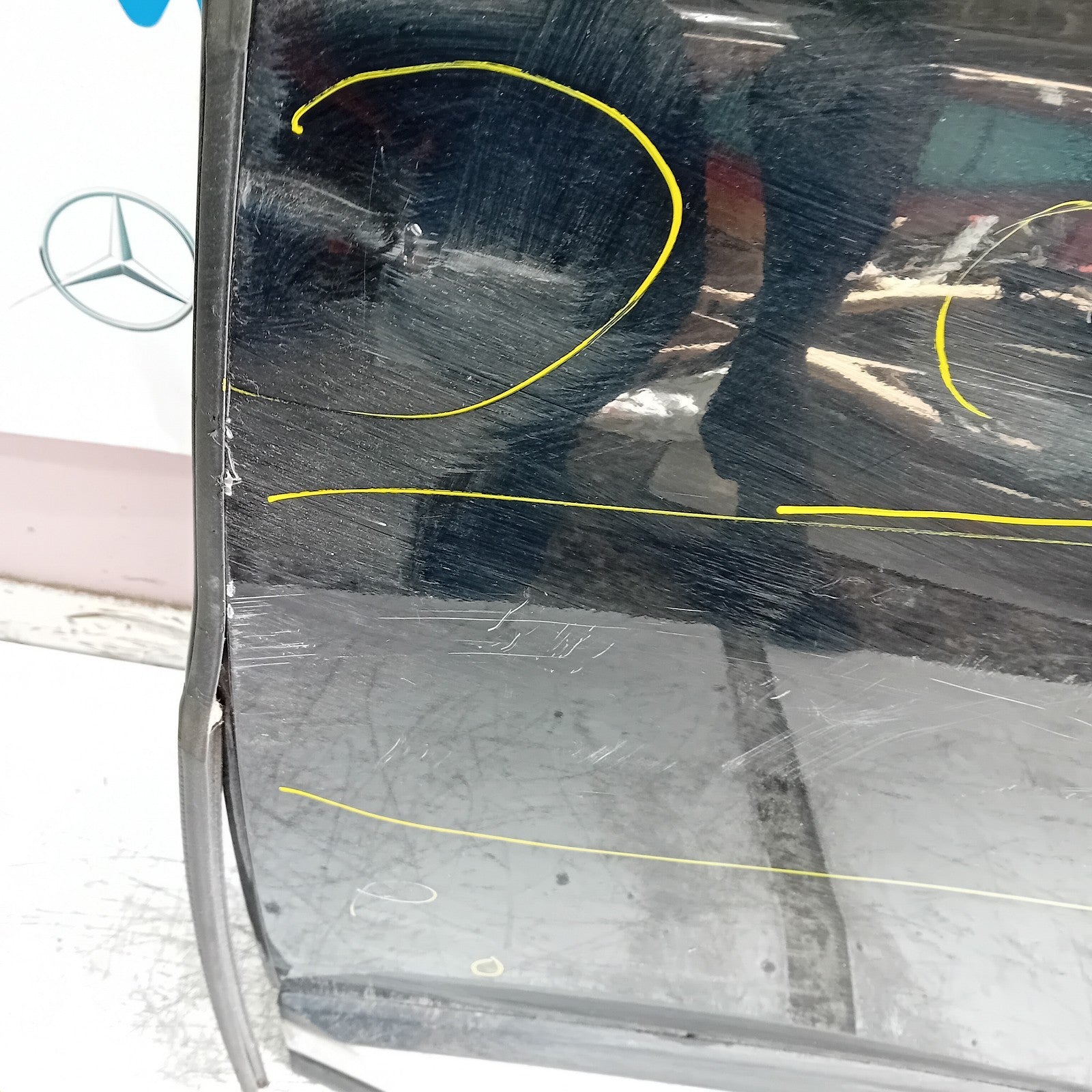MITSUBISHI OUTLANDER MK3 PASSENGER SIDE REAR DOOR NSR 2013 BLACK FMD418