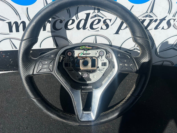 MERCEDES A CLASS W176 LEATHER MULTIFUNCTION STEERING WHEEL A2184602018