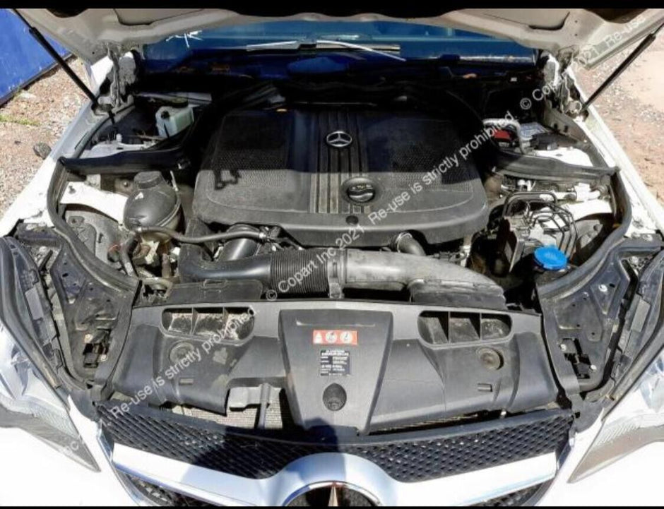MERCEDES BENZ E-CLASS COUPE W207/BREAKING - FRONT BUMPER , BONNET AND BOTH WINGS