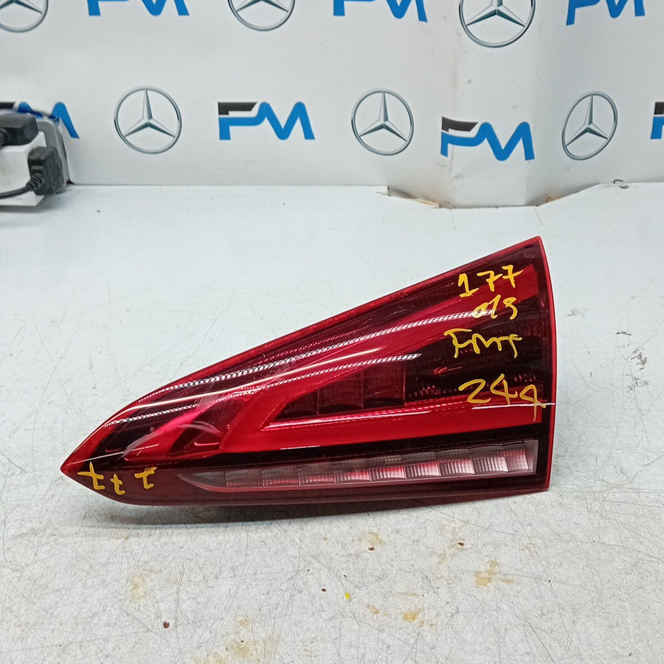 MERCEDES A-CLASS W177 DRIVER RIGHT OS REAR INNER TAIL LIGHT A1779062000 FMT244