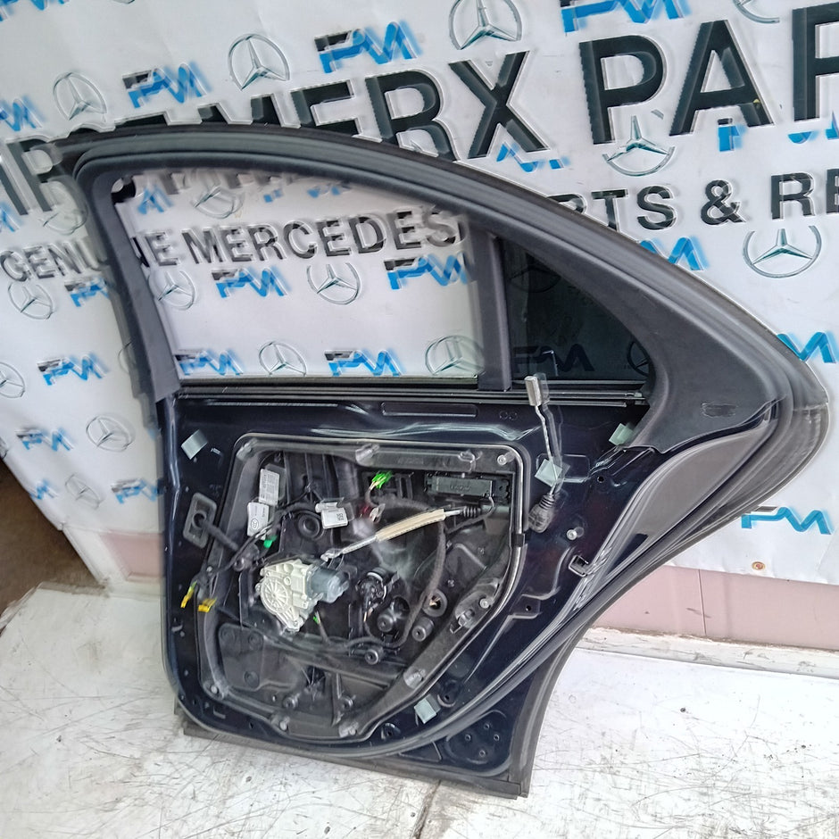 MERCEDES BENZ S-CLASS W222 SALOON DRIVER REAR DOOR OSR BLACK 2014 ON FMD214