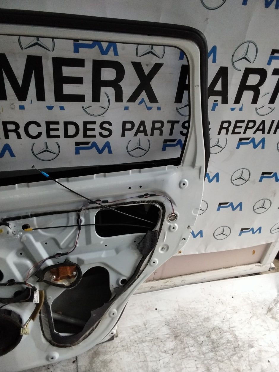 MITSUBISHI OUTLANDER MK3 DRIVER SIDE REAR DOOR OSR 2013 WHITE FMD307