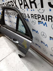 MERCEDES BENZ E-CLASS W212 PASSENGER SIDE REAR DOOR N/S/R COMPLETE SILVER FMD78