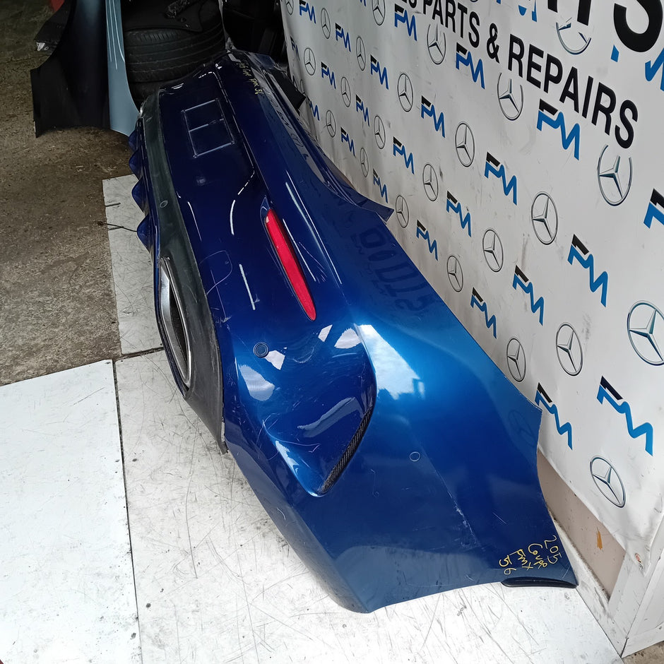 MERCEDES BENZ C-CLASS W205 COUPE REAR BUMPER 2015 BLUE FMX56