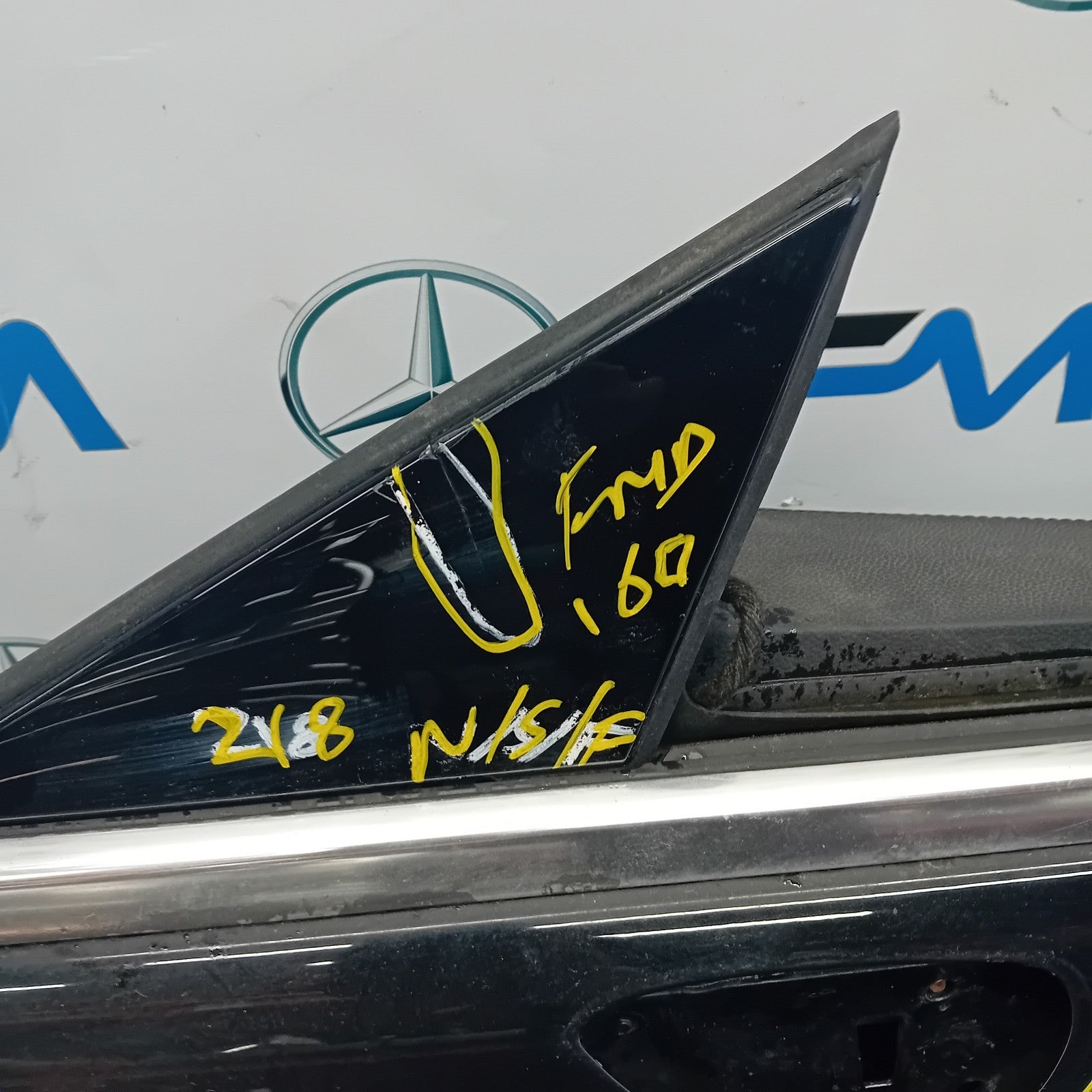 MERCEDES CLS W218 COUPE PASSENGER FRONT DOOR N/S/F BLACK 2011-17 COMPLETE FMD160
