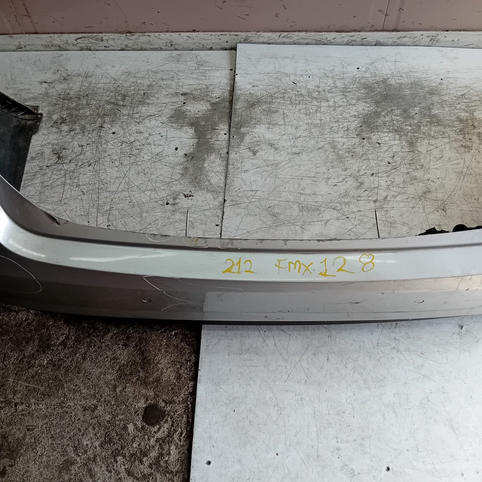 MERCEDES BENZ E-CLASS W212 REAR BUMPER SILVER 2014 A2128855125 FMX128