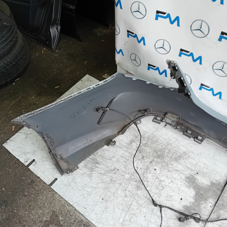 MERCEDES BENZ C-CLASS W205 REAR BUMPER 2015 SILVER A2058555738 FMX51