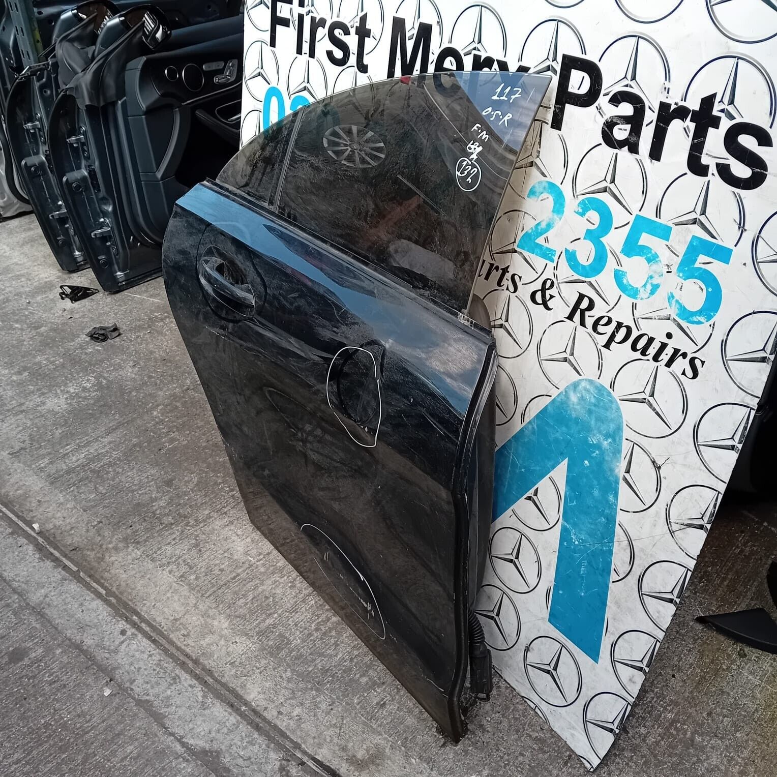 MERCEDES BENZ CLA  W117  DRIVER SIDE REAR DOOR ( OFF SIDE REAR )