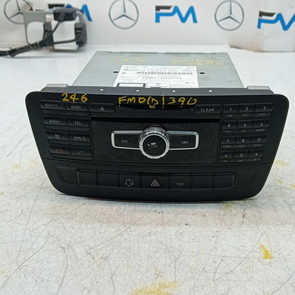MERCEDES B CLASS W246 STEREO SAT NAV SYSTEM A2469000112 2012-19 FM001390