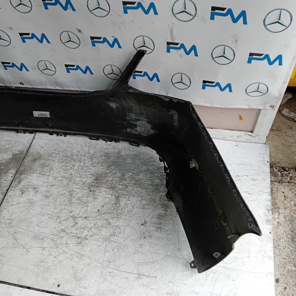 MERCEDES BENZ C-CLASS W205 SLN REAR BUMPER 2015 BLACK A2058850138 FMX53