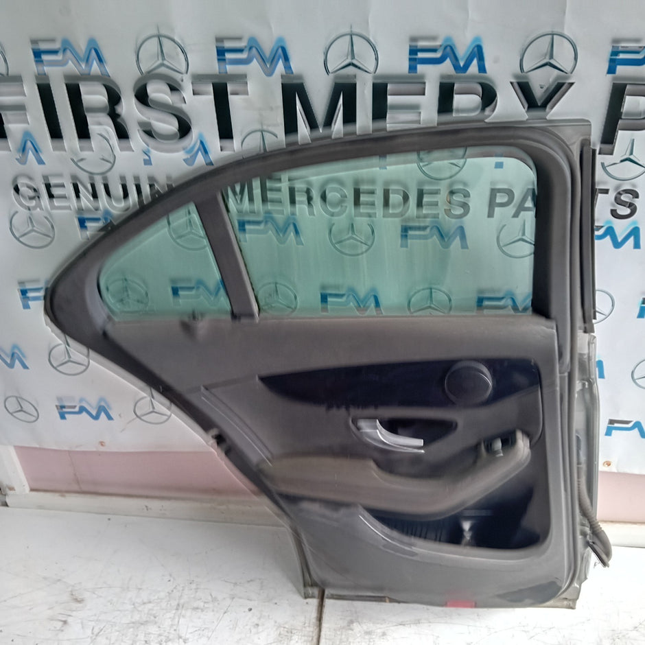 MERCEDES BENZ C-CLASS W205 PASSENGER SIDE REAR DOOR N/S/R GREY FMD123