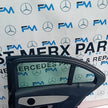 MERCEDES BENZ C-CLASS W205 DRIVER SIDE REAR DOOR O/S/R BLACK  COMPLETE FMD147