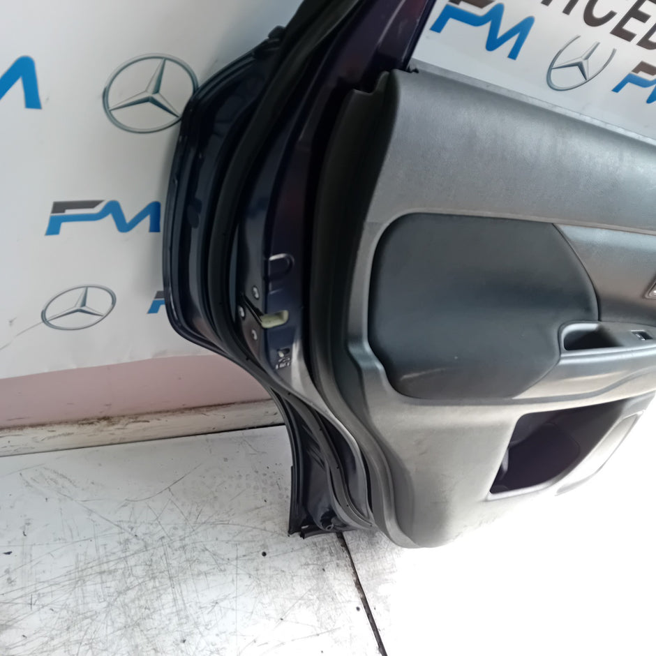 MITSUBISHI OUTLANDER MK3 PASSENGER REAR DOOR NSR BLUE 20123 COMPLETE FMD225