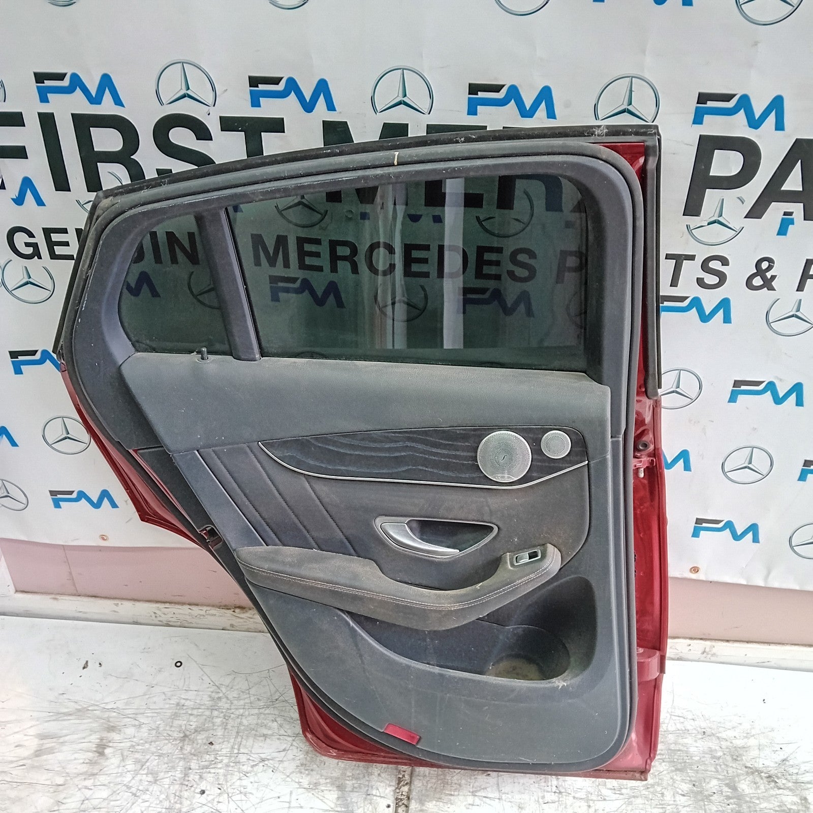 MERCEDES GLC X253 CP PASSENGER REAR DOOR NSR RED 2016 ON COMPLETE FMD378