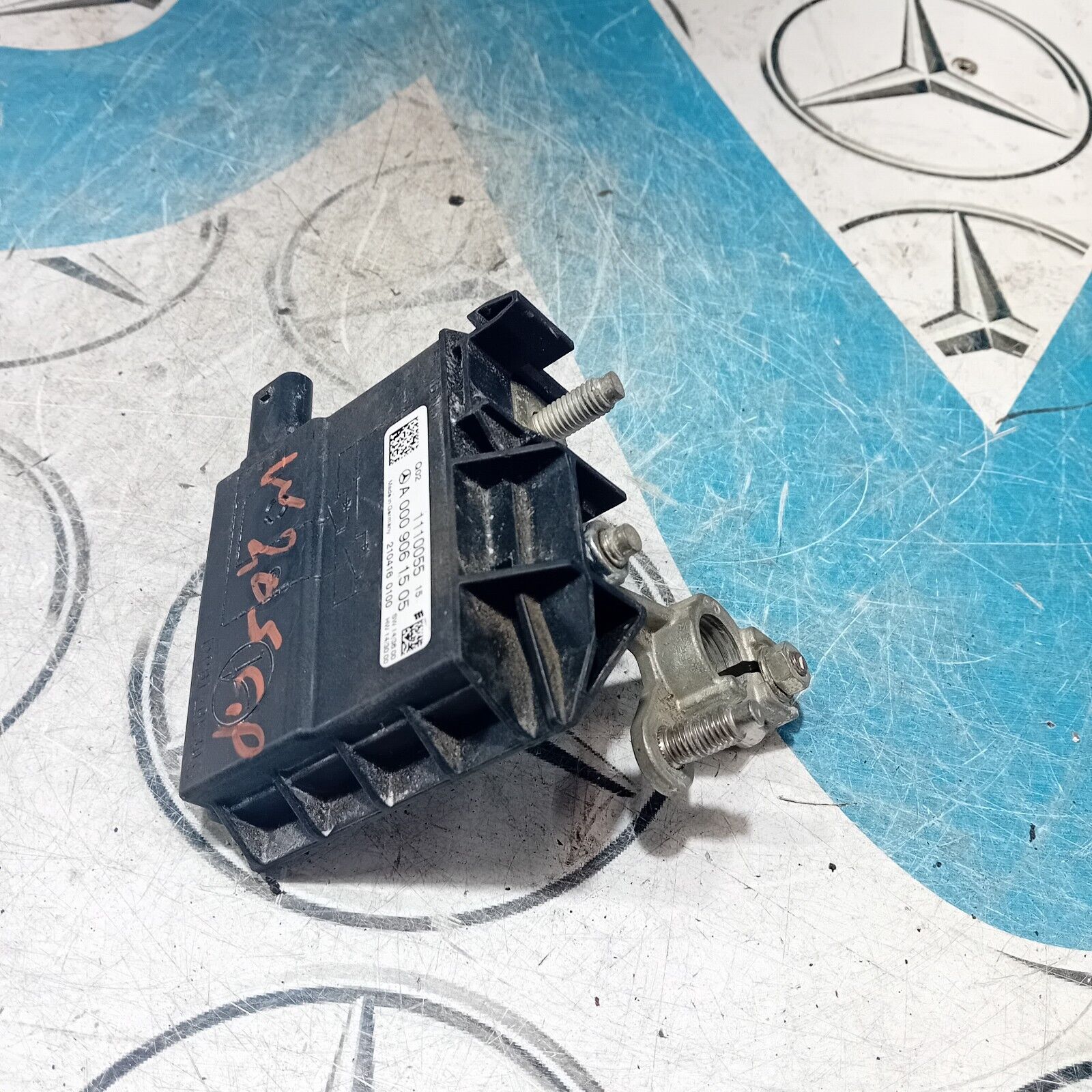 MERCEDES C220 C-CLASS 2016 NEGATIVE BATTERY CLAM A0009061505