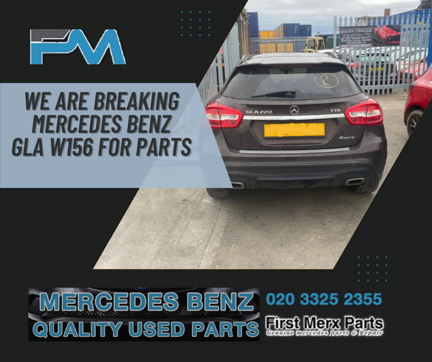 MERCEDES BENZ GLA W156 - BREAKING / FRONT & REAR BUMPER  AND WINGS