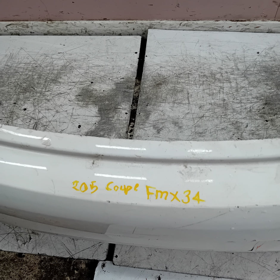 MERCEDES BENZ C-CLASS C205 COUPE REAR BUMPER 2016 ON WHITE COMPLETE FMX34