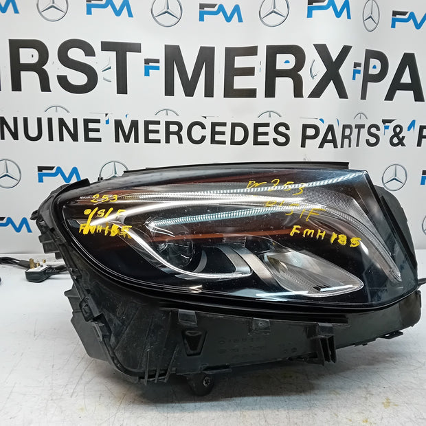MERCEDES GLC W253 DRIVER HIGH PERFORM COMPLETE HEADLIGHT A2539065401 2016 FMH185
