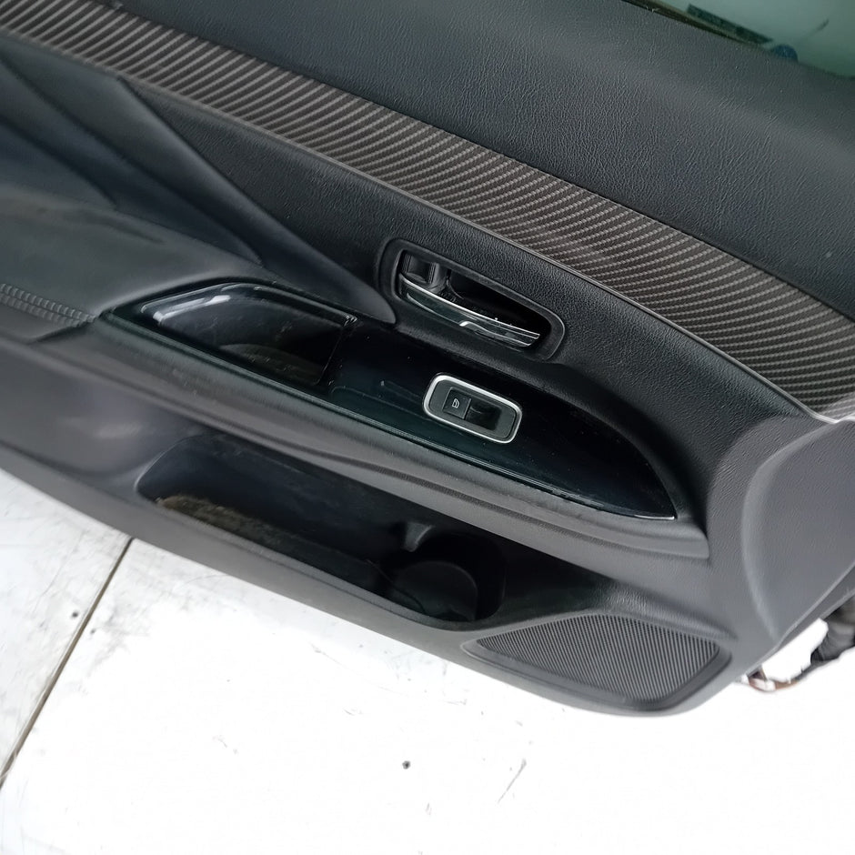 MITSUBISHI OUTLANDER PASSENGER SIDE FRONT DOOR N/S/F COMPLETE BLACK FMD46