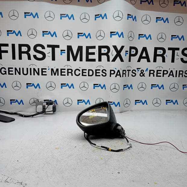 MERCEDES A-CLASS  W177 PASSENGER SIDE WING MIRROR A1778105304 BLACK FMM32