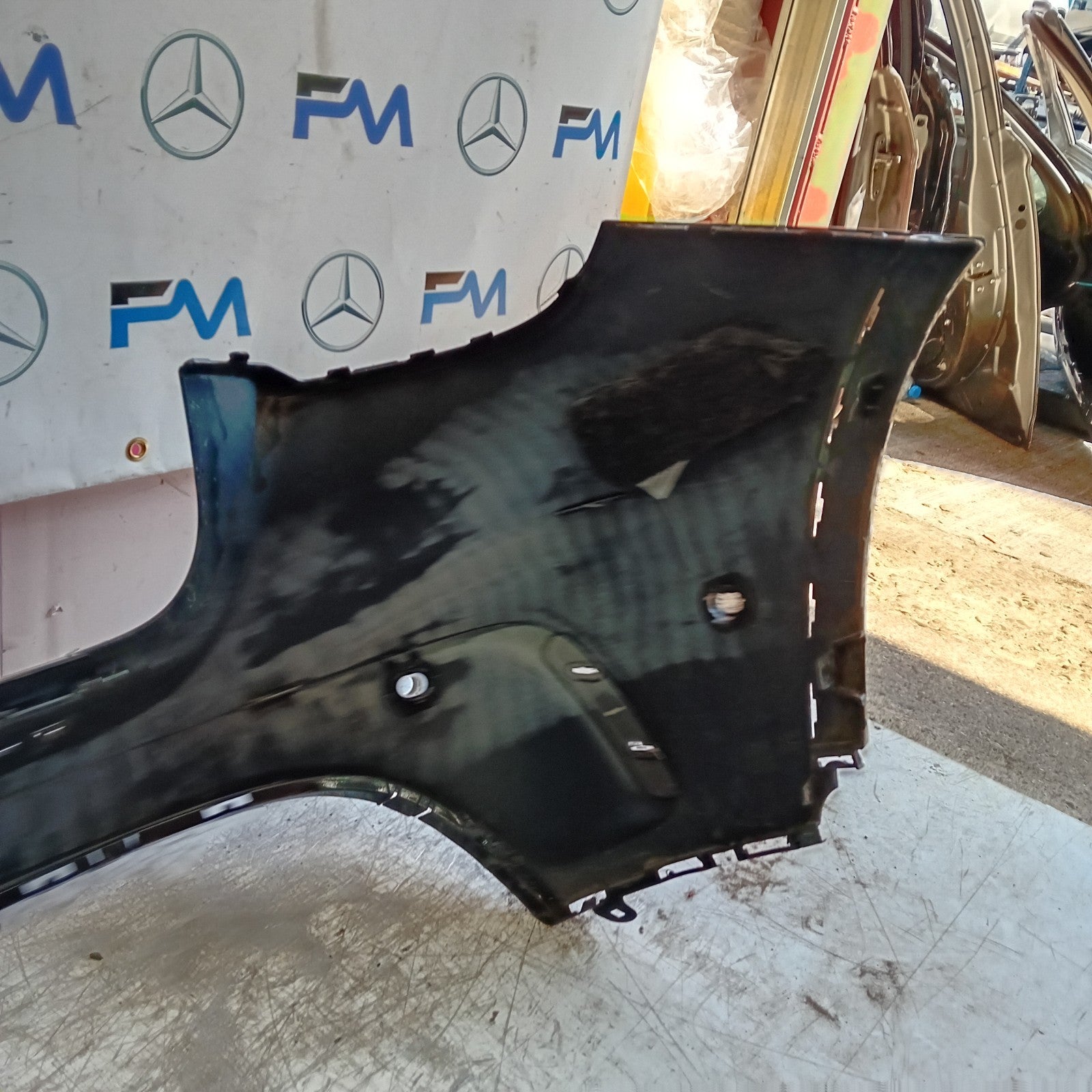 MERCEDES BENZ GLA X156 AMG REAR BUMPER BLACK 2014-19  A1568852425 FMX114