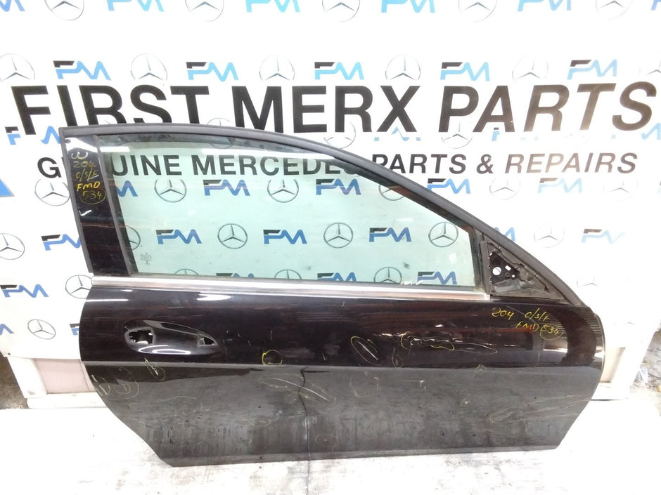 MERCEDES C-CLASS W204 SLN DRIVER FRONT DOOR OSF BLACK 2008-14  FMD534