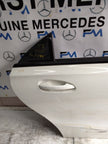 MERCEDES CLA W117 SLN DRIVER REAR DOOR OSR WHITE 2013-19 COMPLETE FMD340
