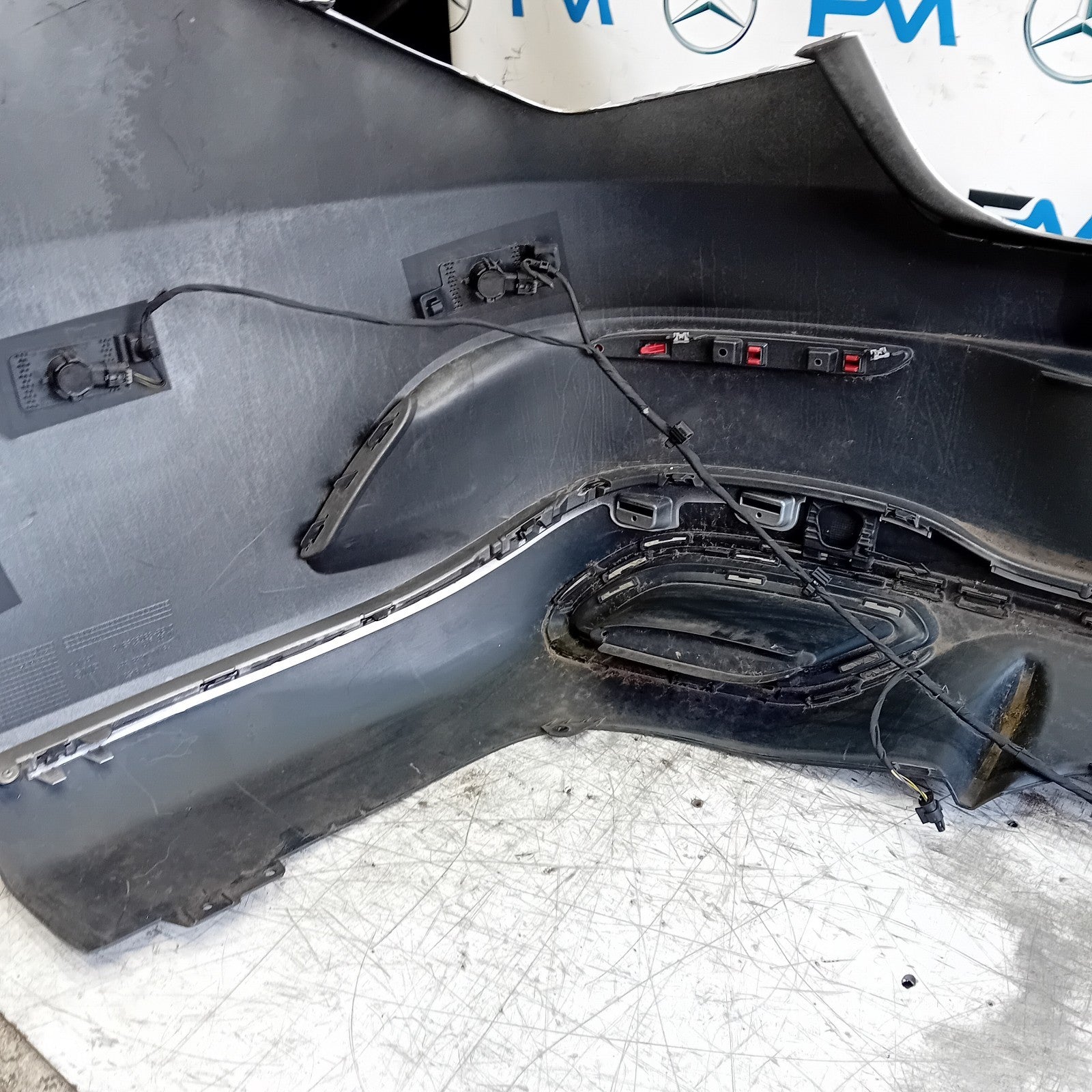 MERCEDES BENZ CLA C118 REAR BUMPER SILVER 2019 ON A1188859501 COMPLETE FMX120