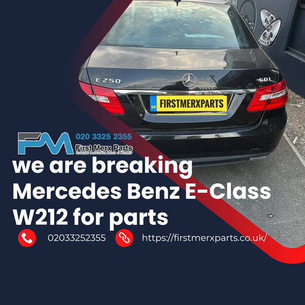 MERCEDES BENZ E-CLASS W212 / AIR BAGS ( STEERING WHEEL, KNEE, ROOF )