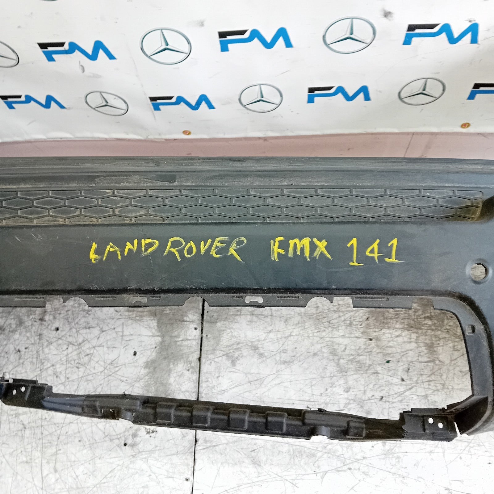 LAND ROVER SPORT REAR BUMPER WHITE 2013-2018 DK62 17D753AA FMX141