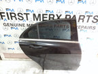 MERCEDES A-CLS W176  DRIVER REAR  DOOR OSR  2012-18 BLACK COMPLETE FMD600