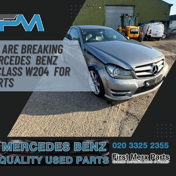 MERCEDES BENZ C-CLASS W204 - BREAKING / FRONT BUMPER AND WINGS