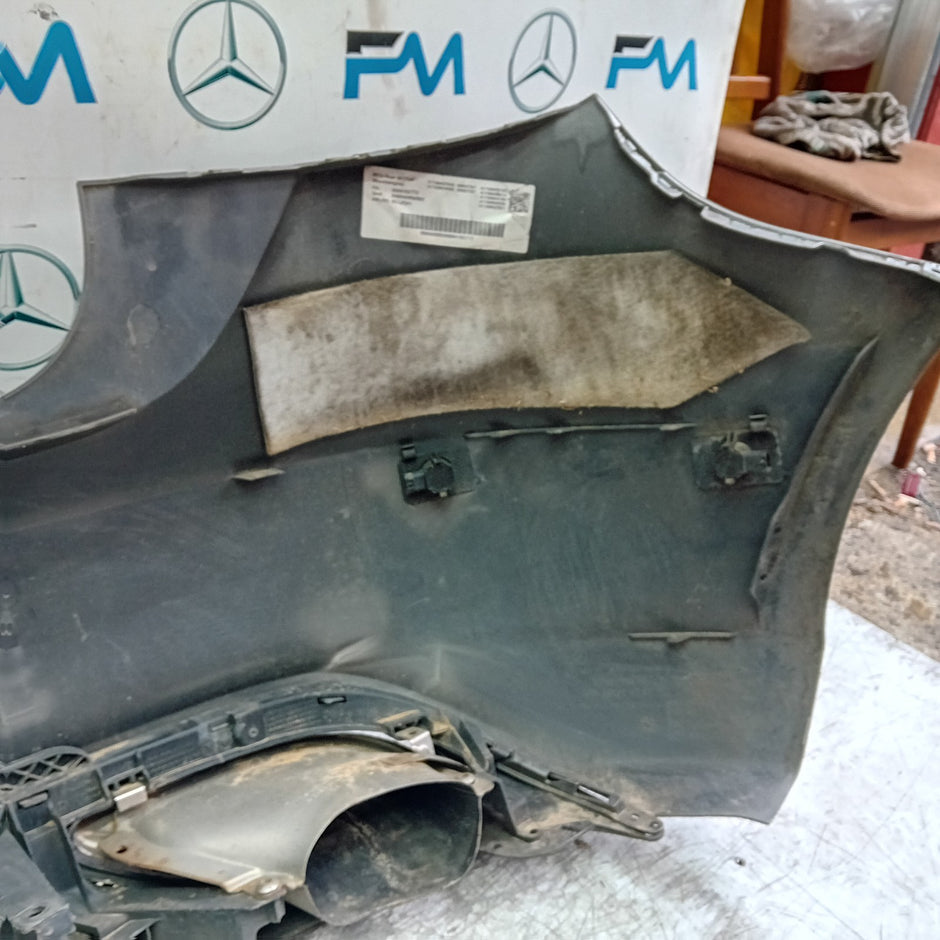 MERCEDES BENZ A-CLASS W176 REAR BUMPER 2016 ON GREY COMPLETE A1768807040 FMX35