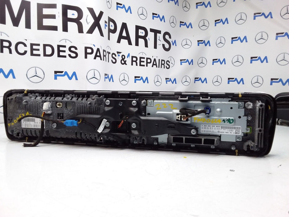 MERCEDES S-CLASS W222 DISPLAY SCREEN INSTRUMENT CLUSTER A2229005712 FM00624