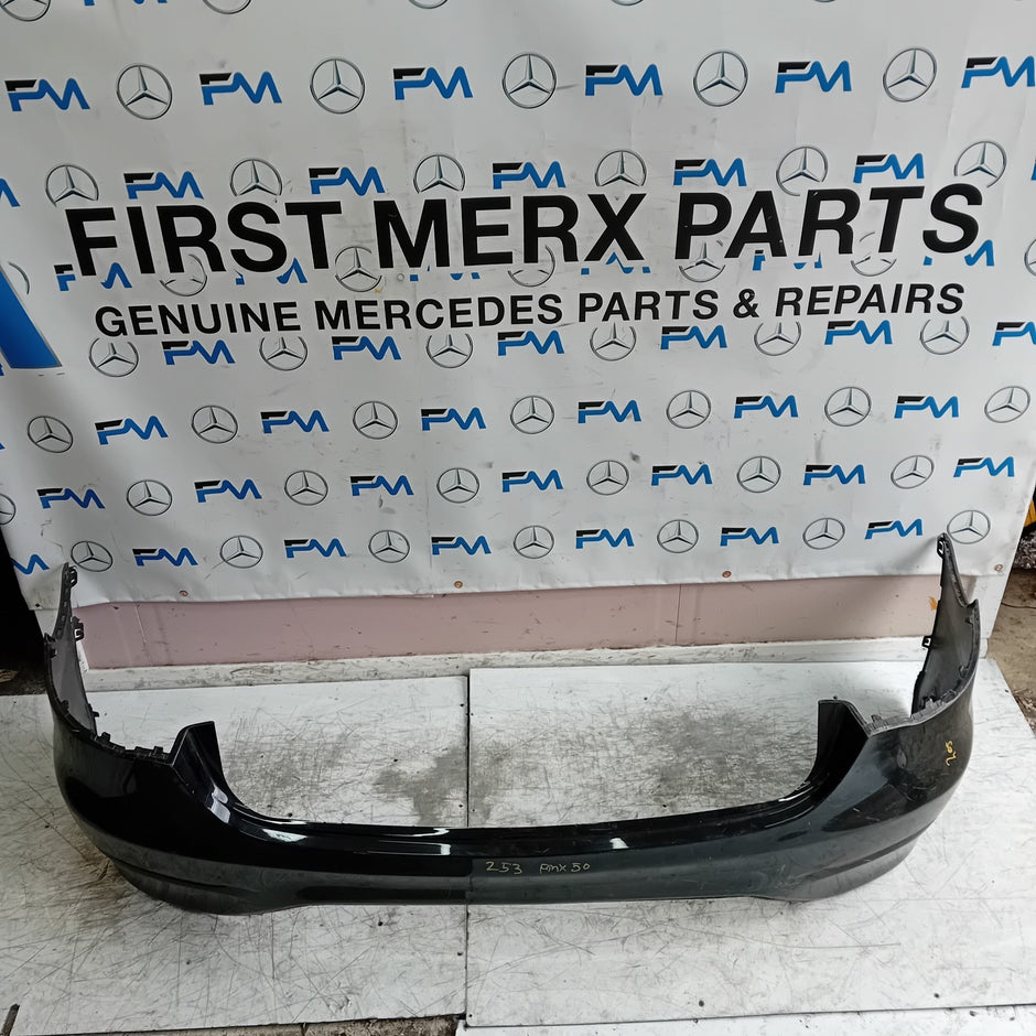MERCEDES BENZ GLC W253 REAR BUMPER 2015 BLACK A2539852525 FMX50