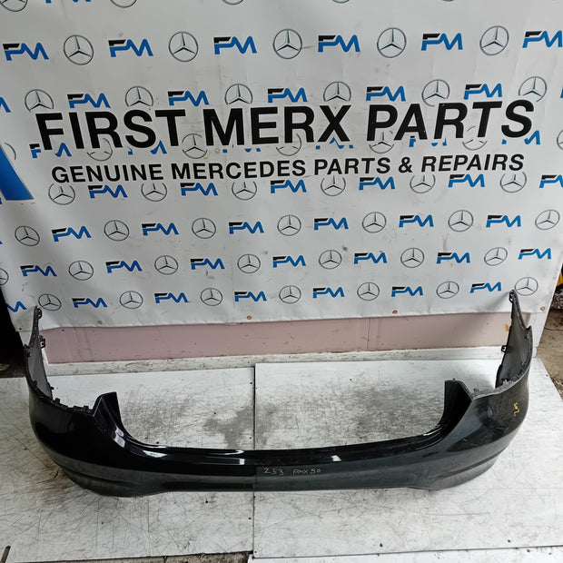 MERCEDES BENZ GLC W253 REAR BUMPER 2015 BLACK A2539852525 FMX50