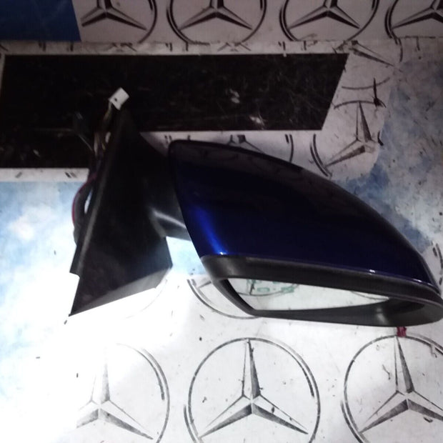 MERCEDES C CLASS W205 2014-2018 DRIVER SIDE WING MIRROR BLUE- PUDDLE LIGHT