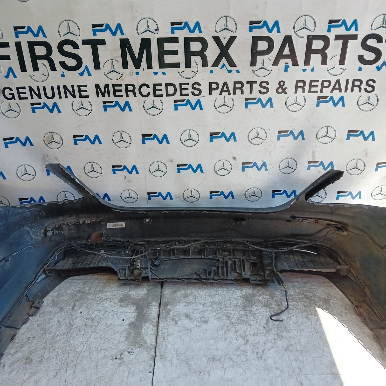 MERCEDES BENZ E-CLASS W213 SLN REAR BUMPER A2138850001 2018 GREY COMPLETE FMX159