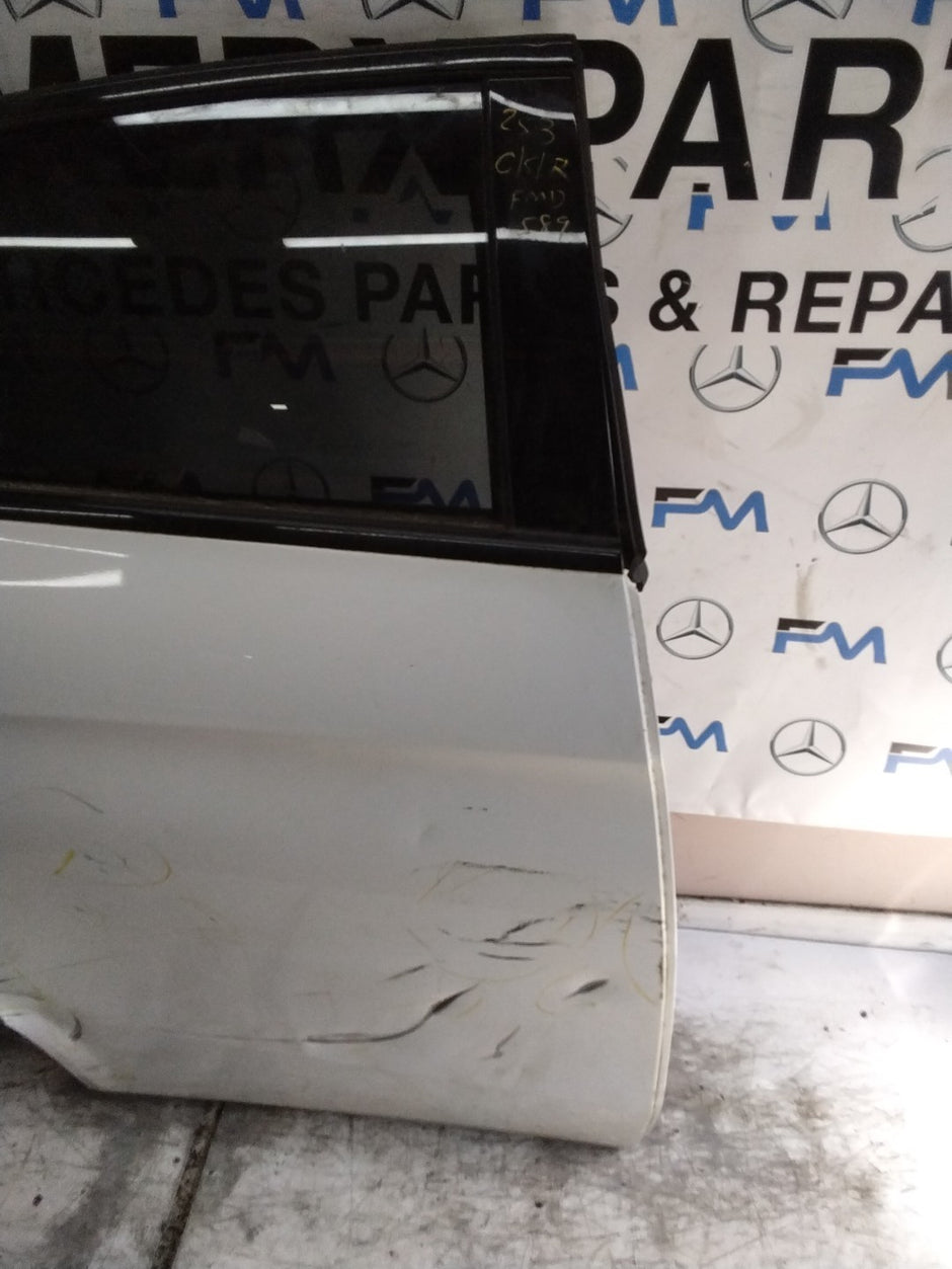MERCEDES GLC X253  DRIVER REAR DOOR OSR WHITE 2016-22 FMD589