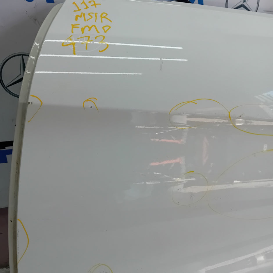 MERCEDES BENZ  CLA W117 PASSENGER REAR DOOR NSR WHITE 2014 FMD473