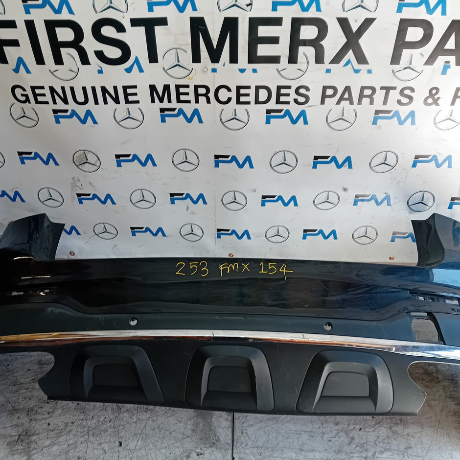 MERCEDES BENZ GLC W253 REAR BUMPER A2538850200 2016 BLACK FMX154