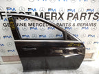 MERCEDES E-CLASS W213 DRIVER  FRONT DOOR OSF BLACK 2017-2023 COMPLETE FMD314
