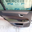 MERCEDES E-CLASS W212 SLN PASSENGER REAR DOOR NSR WHITE 2013 COMPLETE FMD479