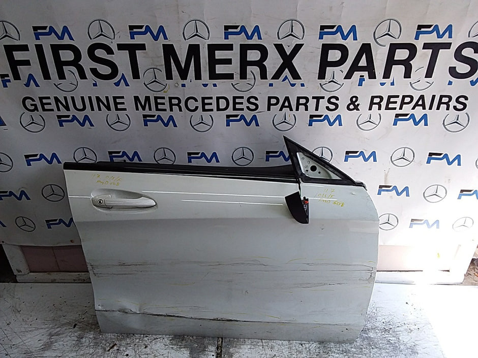 MERCEDES BENZ  CLA C117  DRIVER FRONT DOOR OSF WHITE 2013-19  FMD608