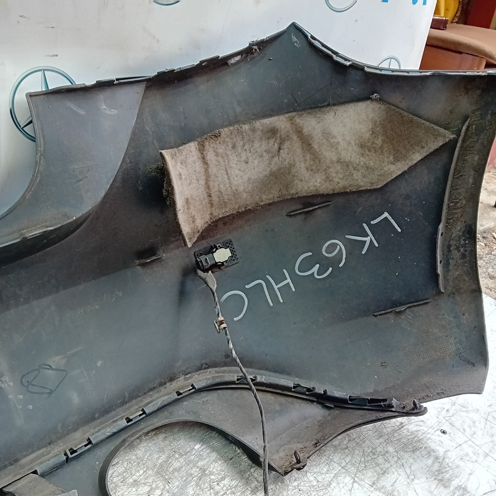 MERCEDES BENZ  A-CLASS W176 REAR BUMPER A1768850125 2012-18 BLUE FMX13