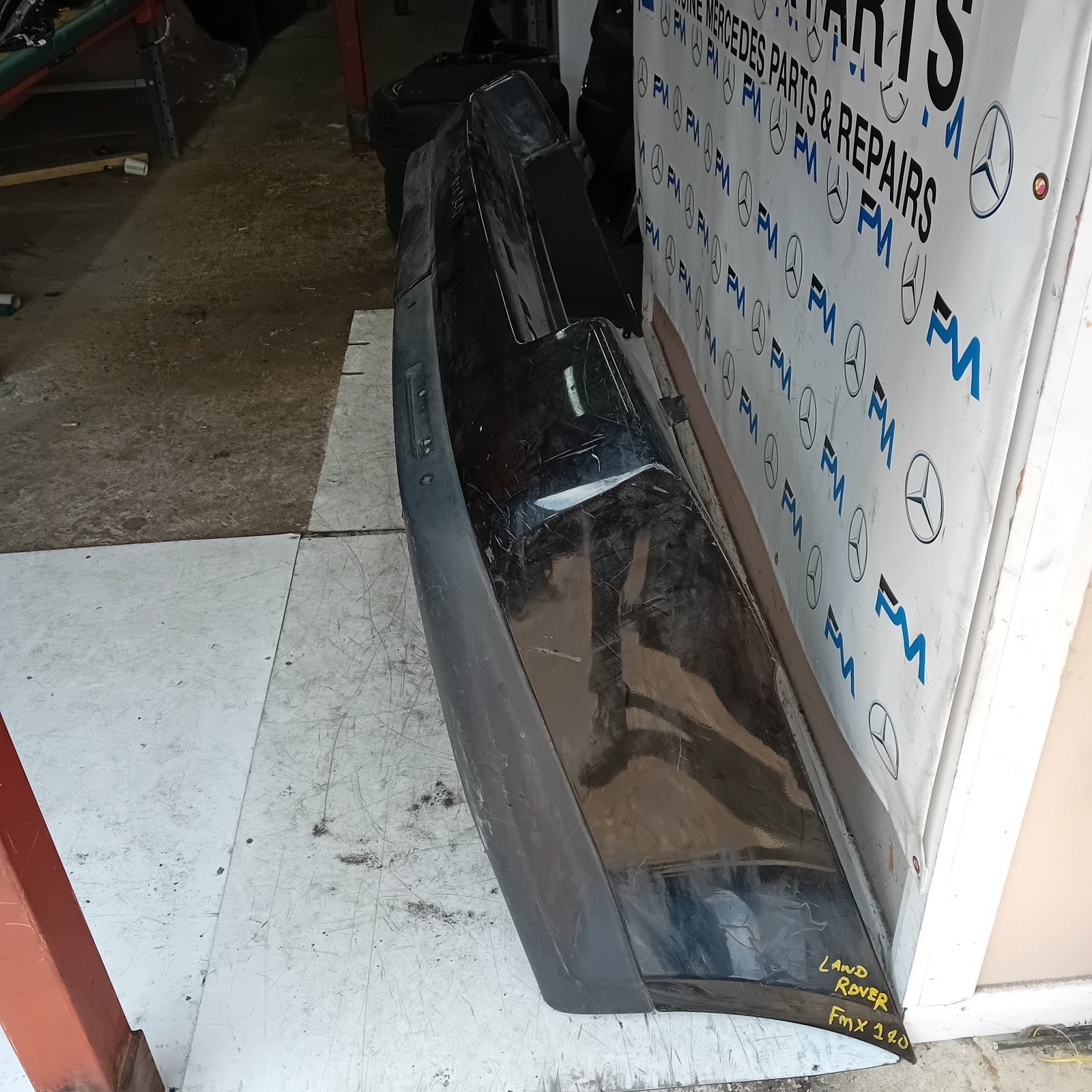 LAND ROVER SPORT REAR BUMPER BLACK 2010 AH3217KA802 COMPLETE FMX140