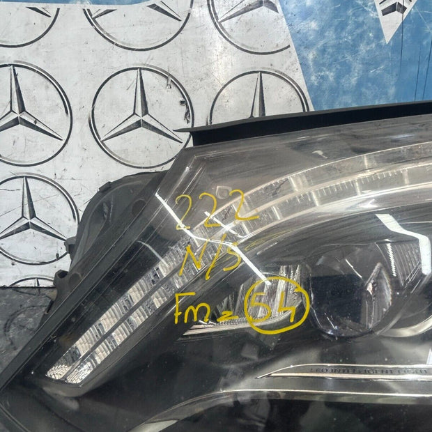 MERCEDES S CLASS W222 PASSENGER SIDE HEADLIGHT A2229061502  14-22 FMH54