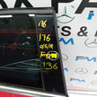MERCEDES BENZ  A-CLASS W176 DRIVER SIDE REAR DOOR O/S/R RED COMPLETE FMD136