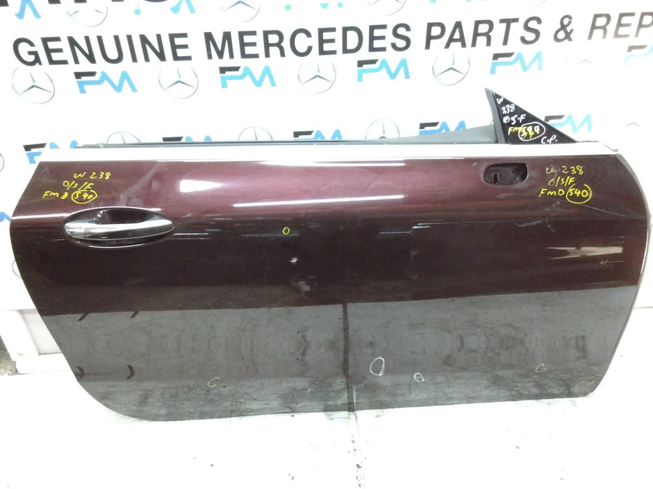 MERCEDES BENZ  E-CLASS W238  DRIVER FRONT DOOR OSF  2017-23 COMPLETE FMD540