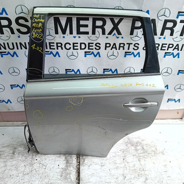 MITSUBISHI OUTLANDER MK3 PASSENGER REAR DOOR NSR BLACK 2013 FMD402